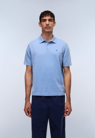 D-HUDSON POLO SS BLUE JASPER B9A 