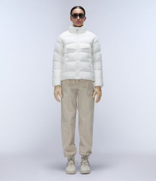 RF PUFFER OPEN W WHITE HERON 