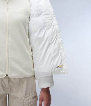 RF PUFFER OPEN W WHITE HERON 