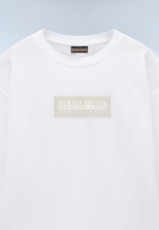 S-BOX LOGO LS W BRIGHT WHITE 002 