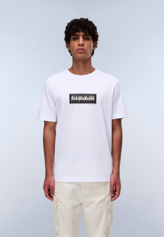 S-BOX LOGO SS BRIGHT WHITE 002 