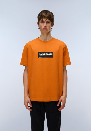 S-BOX LOGO SS ORANGE PUMPKIN A68 