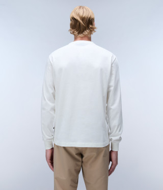 S-BOX LOGO LS WHITE HERON 