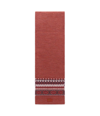 F-SOIUSA SCARF W RED SAUCE