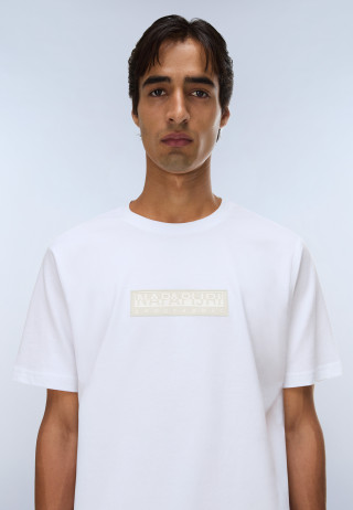 S-BOX LOGO SS 1 BRIGHT WHITE 002 