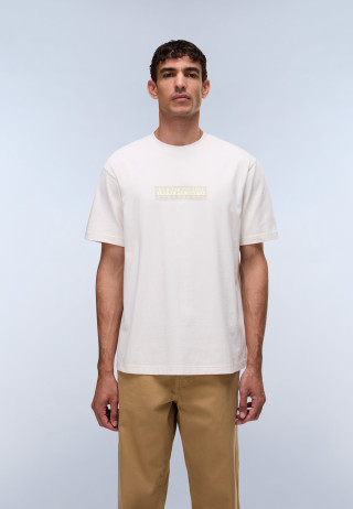 S-BOX LOGO SS 1 WHITE WHISPER 