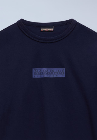 K S-NEW BOX LOGO SS BLU MARINE 