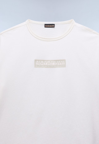 K S-NEW BOX LOGO SS WHITE WHISPER 