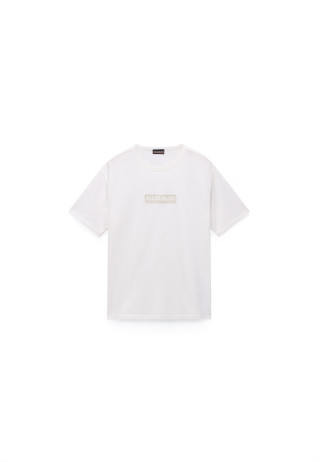 K S-NEW BOX LOGO SS WHITE WHISPER 