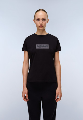 S-BOX LOGO SS W 1 BLACK 041 
