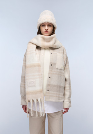 F-PENIA SCARF W BEIGE DIMITY 