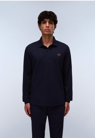 E-BADGE LS BLU MARINE 