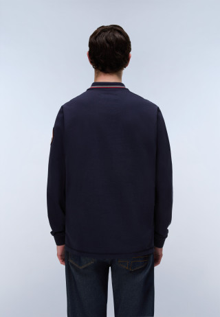 E-ARCHIVE POLO LS BLU MARINE 