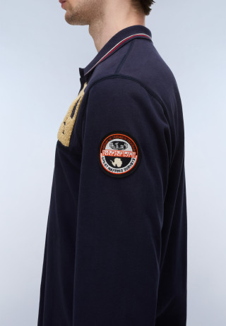 E-ARCHIVE POLO LS BLU MARINE 