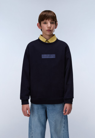 K B-NEW BOX LOGO C W BLU MARINE 