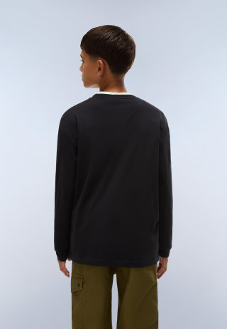 K S-NEW BOX LOGO LS BLACK BEAUTY 