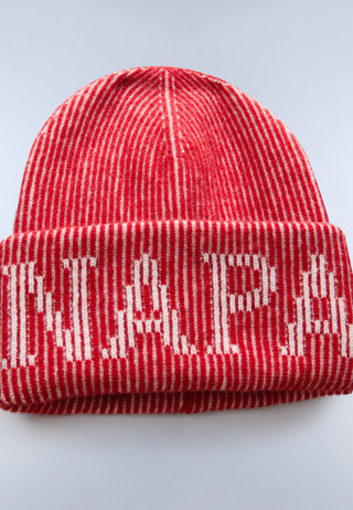 F-IWA BEANIE HAUTE RED R1F 