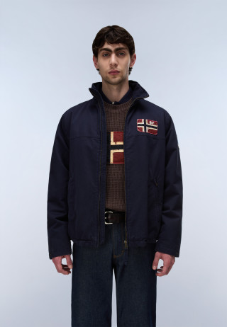 A-ARCHIVE JKT STAND BLU MARINE 