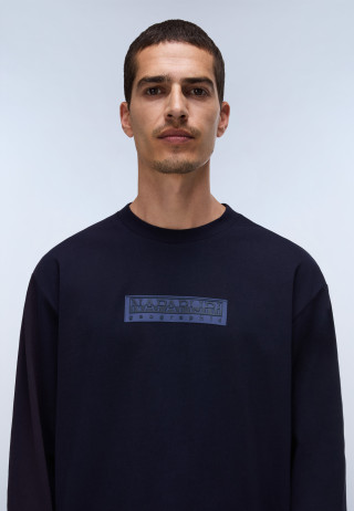 S-BOX LOGO LS 1 BLU MARINE 