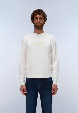 S-BOX LOGO LS 1 WHITE WHISPER 