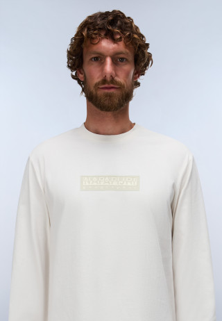 S-BOX LOGO LS 1 WHITE WHISPER 