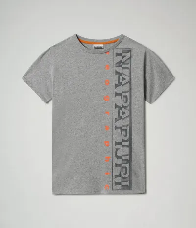K SADYR LOGO MEDIUM GREY MELANGE 