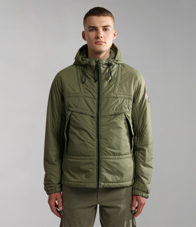 CIRCULAR PARKA GREEN LICHEN 