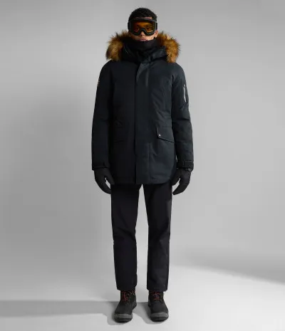 A-DNA EXPLORER PARKA BLACK 041 