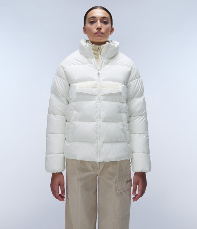 RF PUFFER OPEN W WHITE HERON 
