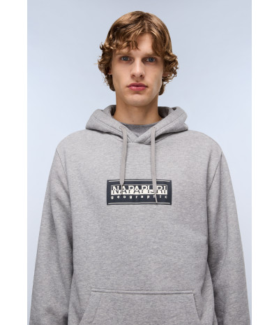 B-BOX LOGO H MEDIUM GREY MELANGE 
