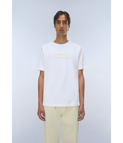 S-BOX LOGO SS 1 BRIGHT WHITE 002 