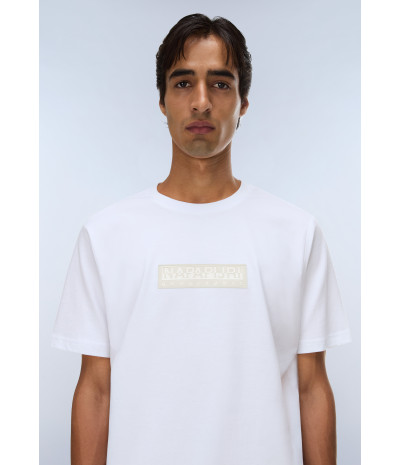 S-BOX LOGO SS 1 BRIGHT WHITE 002