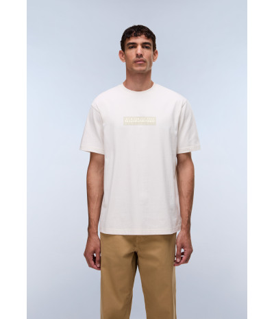 S-BOX LOGO SS 1 WHITE WHISPER