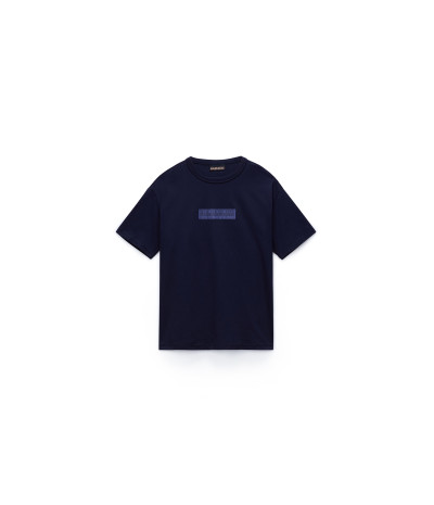K S-NEW BOX LOGO SS BLU MARINE