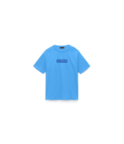 K S-NEW BOX LOGO SS BLUE JASPER B9A