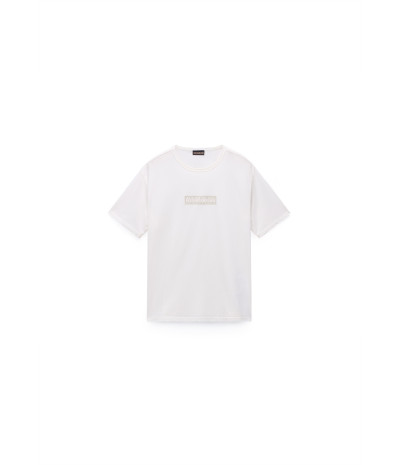 K S-NEW BOX LOGO SS WHITE WHISPER