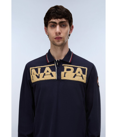 E-ARCHIVE POLO LS BLU MARINE 