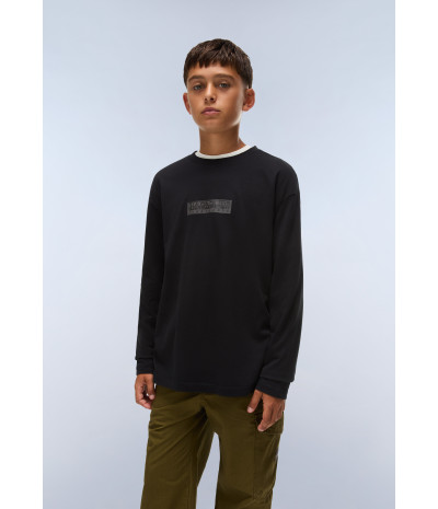 K S-NEW BOX LOGO LS BLACK BEAUTY 