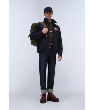 A-ARCHIVE JKT STAND BLU MARINE 