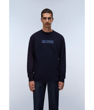 S-BOX LOGO LS 1 BLU MARINE 