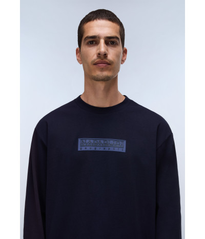 S-BOX LOGO LS 1 BLU MARINE