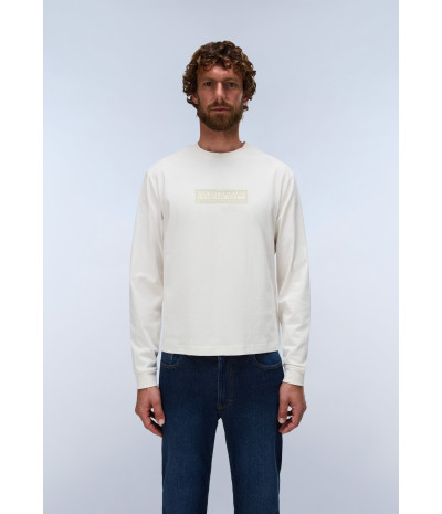 S-BOX LOGO LS 1 WHITE WHISPER 