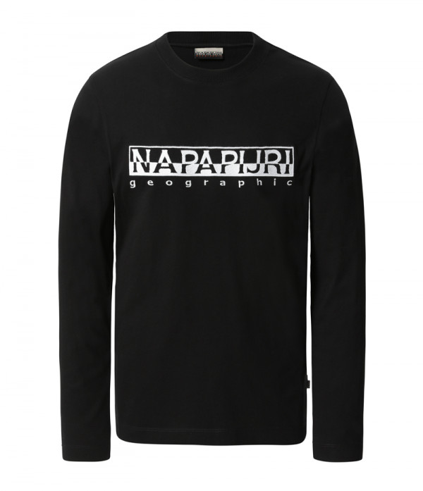SERBER LS BLACK W EMBRO