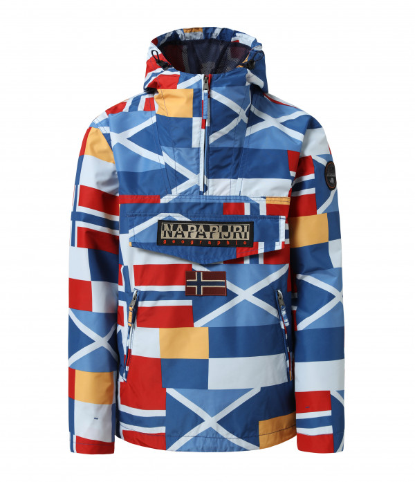 RAINFOREST S PRINT 1 LBLUE FLAG FR0