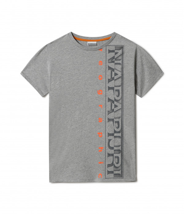 K SADYR LOGO MEDIUM GREY MELANGE