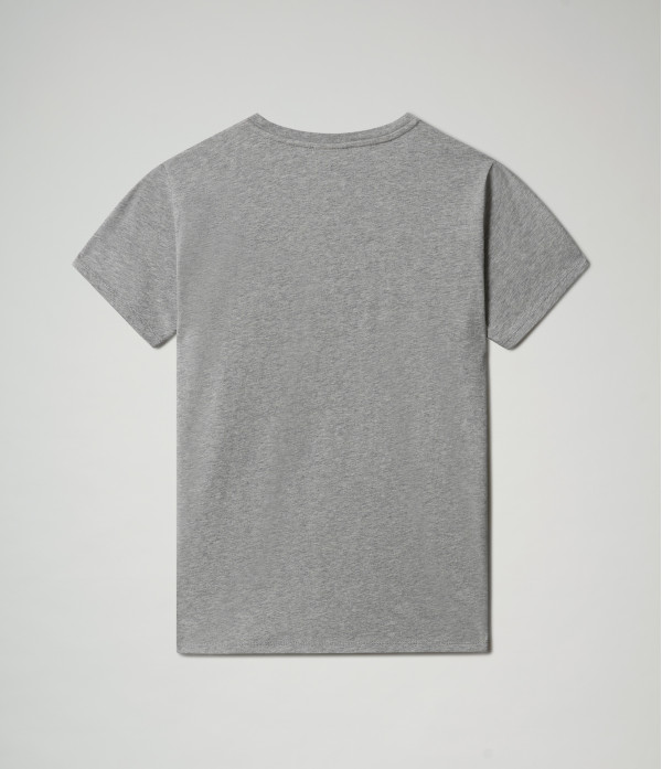 K SADYR LOGO MEDIUM GREY MELANGE