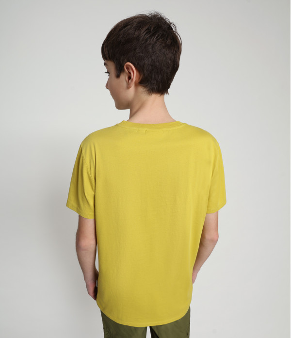 K SADYR LOGO YELLOW MOSS
