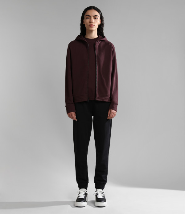 B-CASCADE FZH W BURGUNDY FUDGE