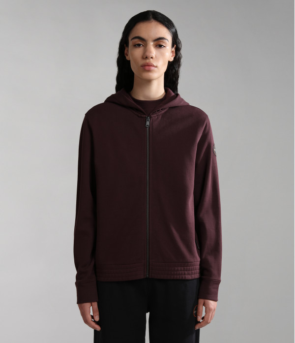 B-CASCADE FZH W BURGUNDY FUDGE