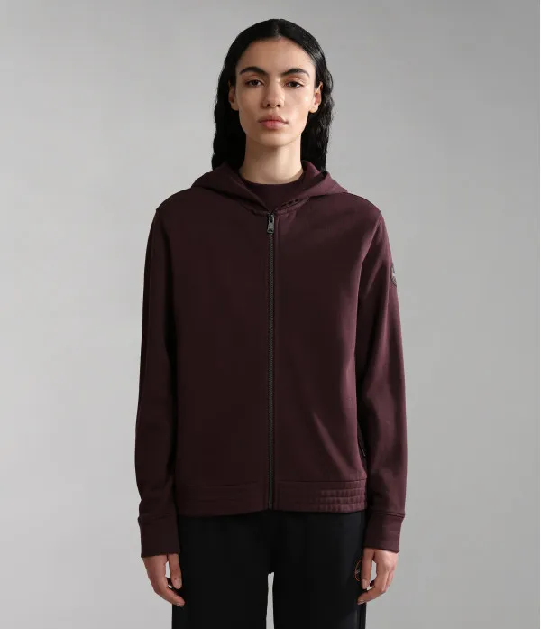 B-CASCADE FZH W BURGUNDY FUDGE